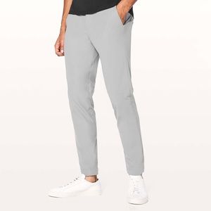 Lululemon Men's COMMISSION PANT Slim Light Cast Grey Size 36 Warpstream Gray